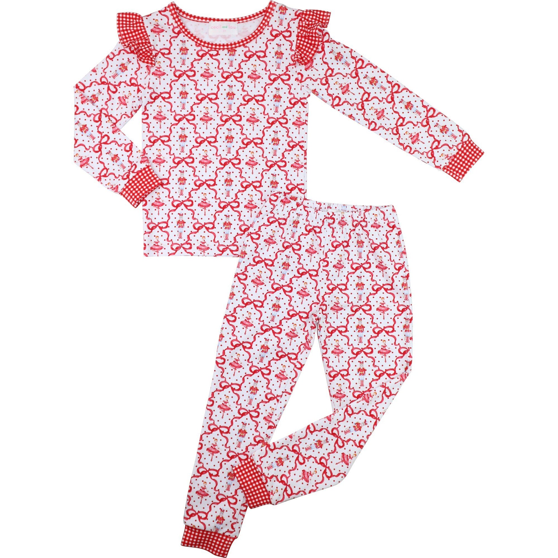 Red Knit Nutcracker Ballet Pajamas