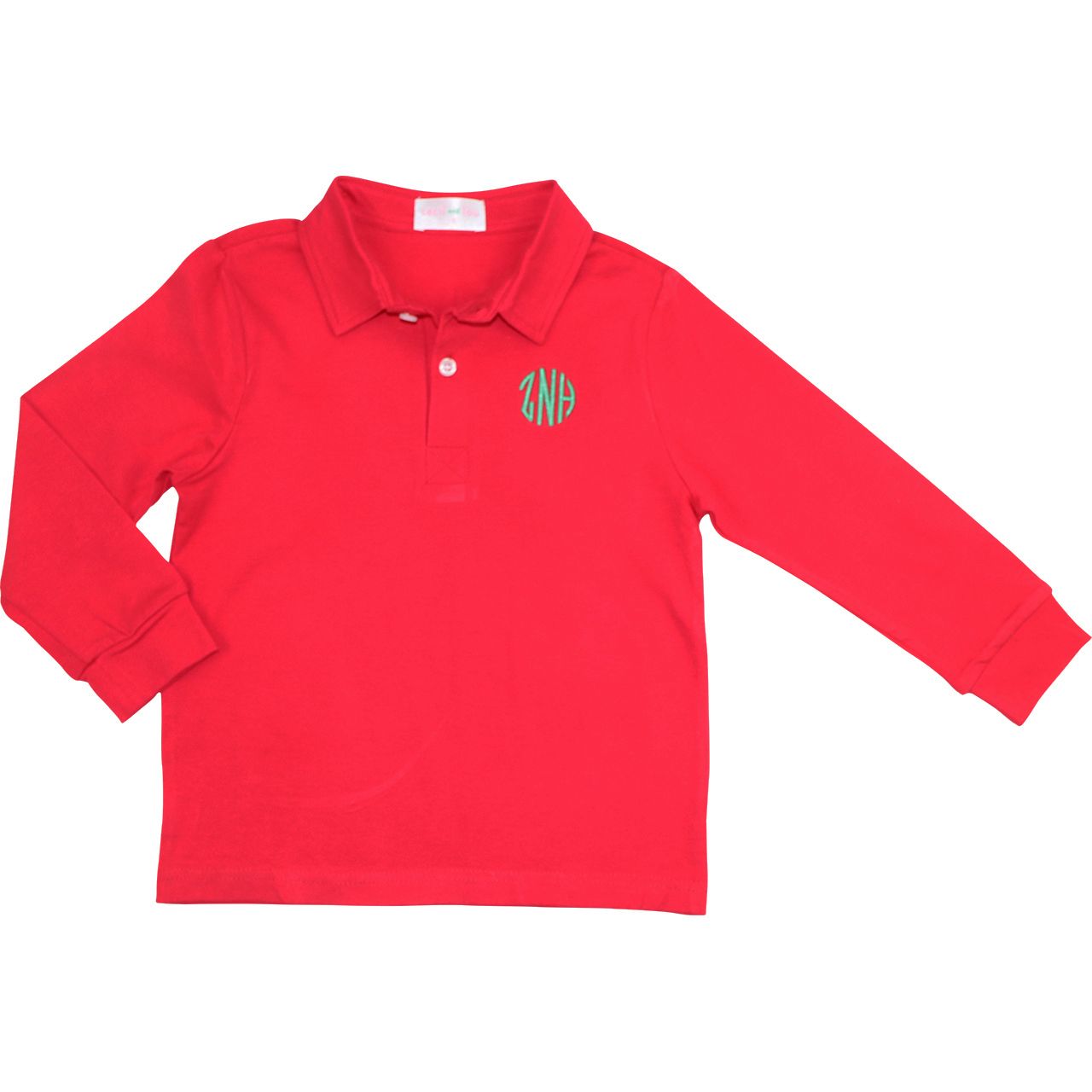 Red Knit Polo Shirt