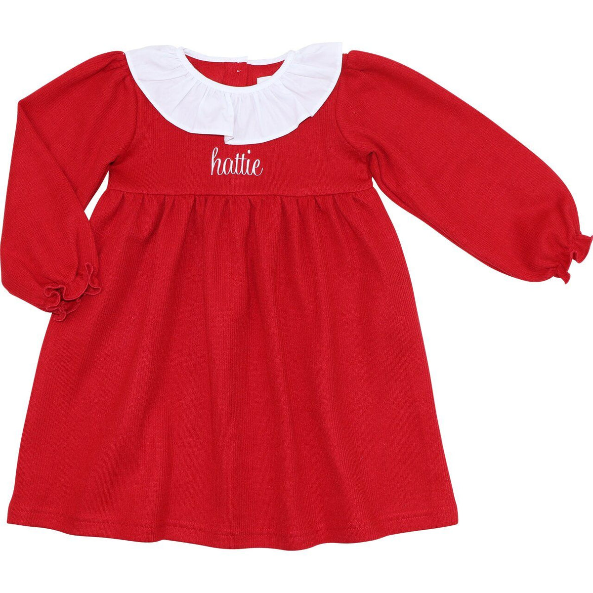 Red Woven Sweater Dress