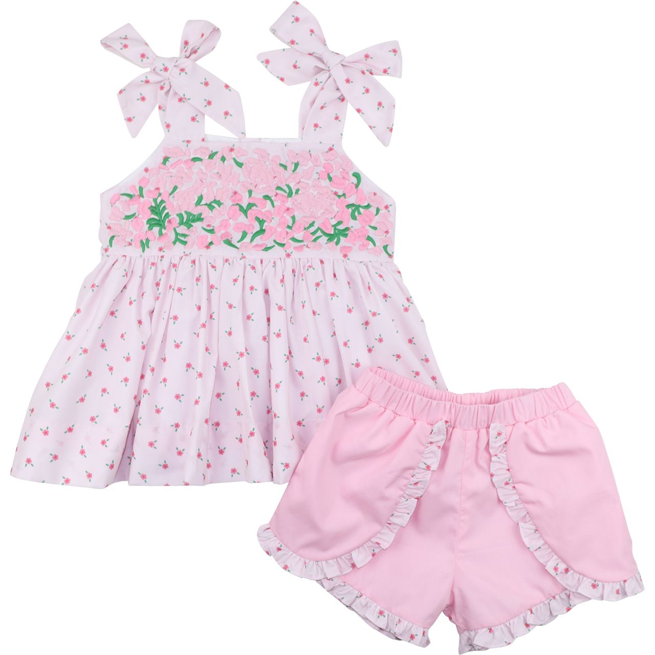 Rosebud Fiesta Short Set