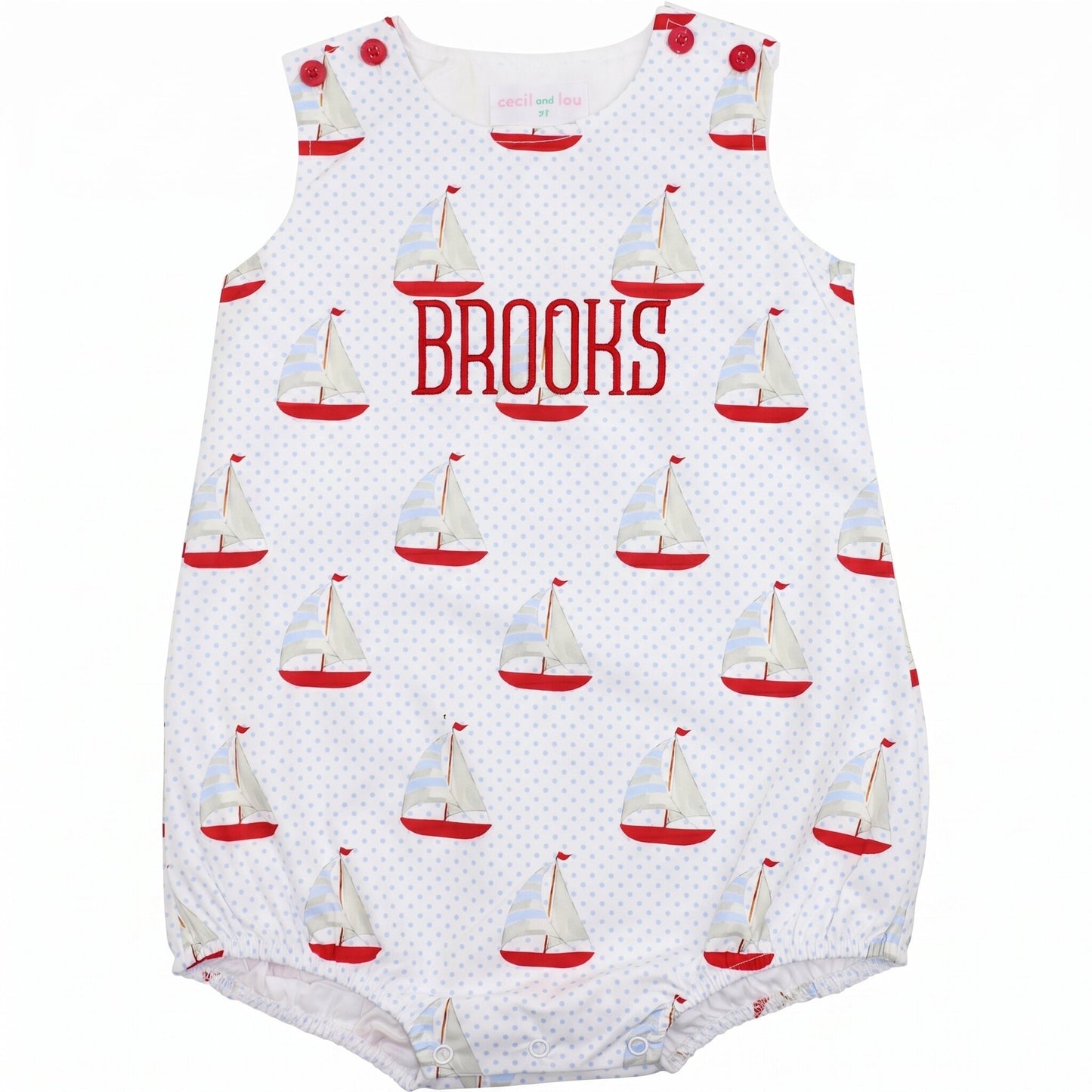Sailboat Print Knit Bubble2