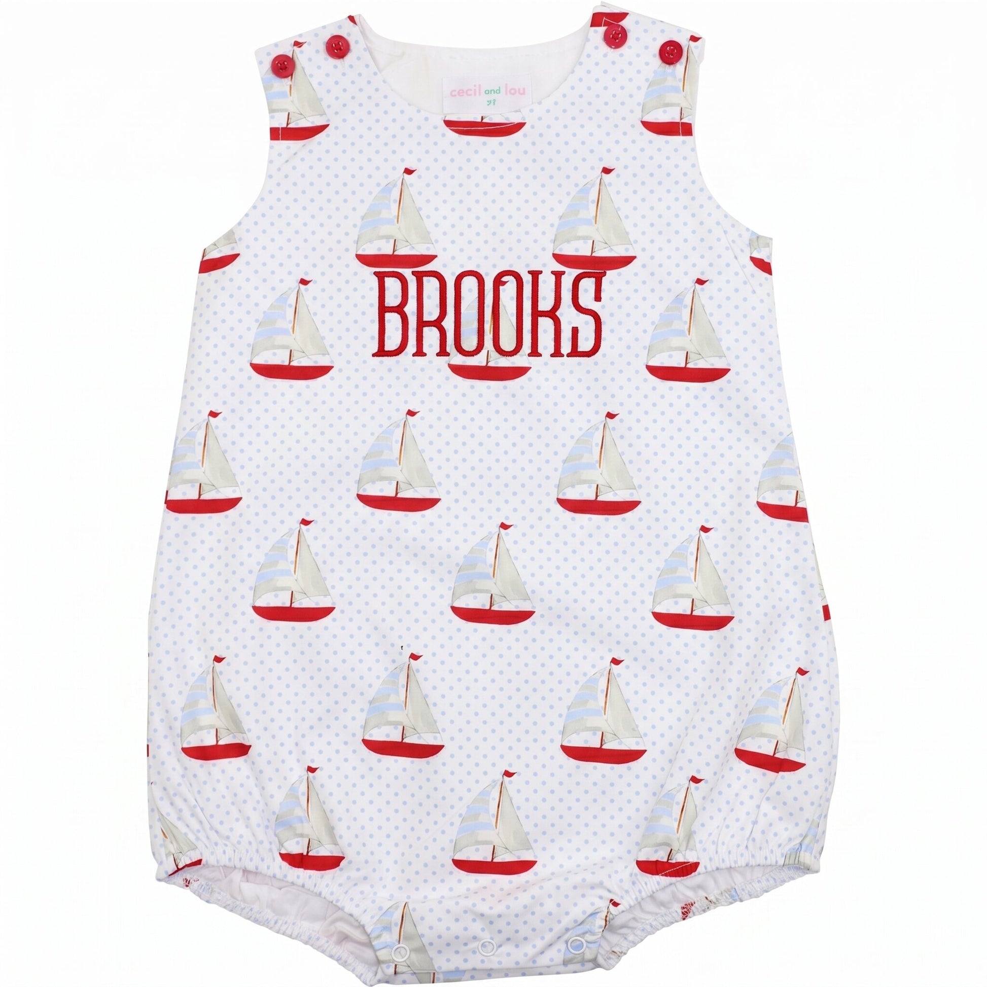 Sailboat Print Knit Bubble2
