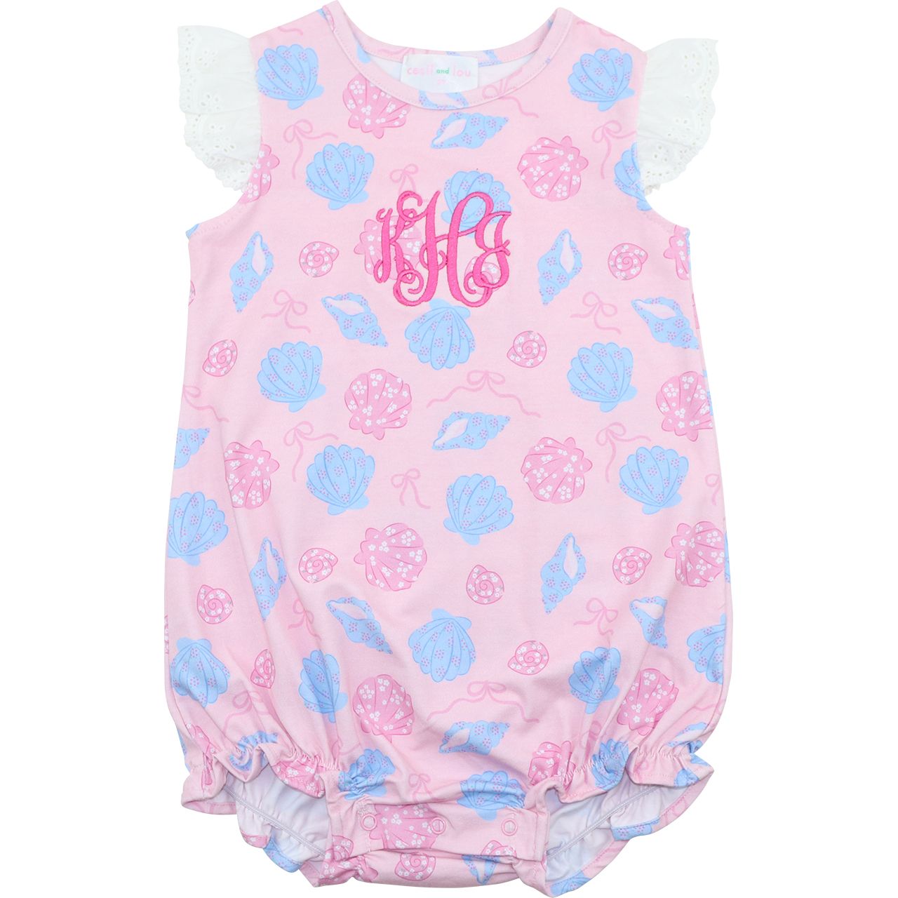 Sea Shell Knit Eyelet Bubble