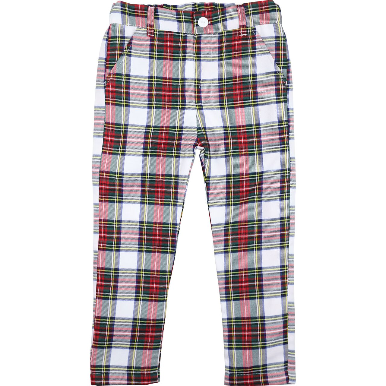 Green And Red Plaid Pants