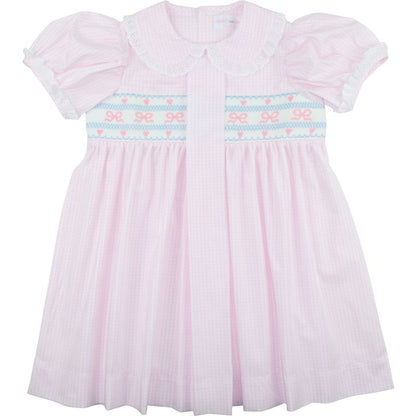 Smocked Bows And Hearts Dress