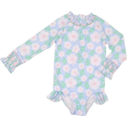 Smocked Daisy Swimsuit
