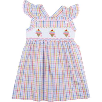 Smocked Ice Cream Dress