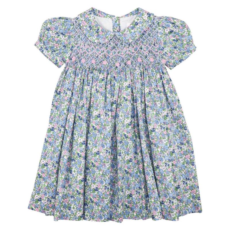 Smocked Liberty Floral Dress
