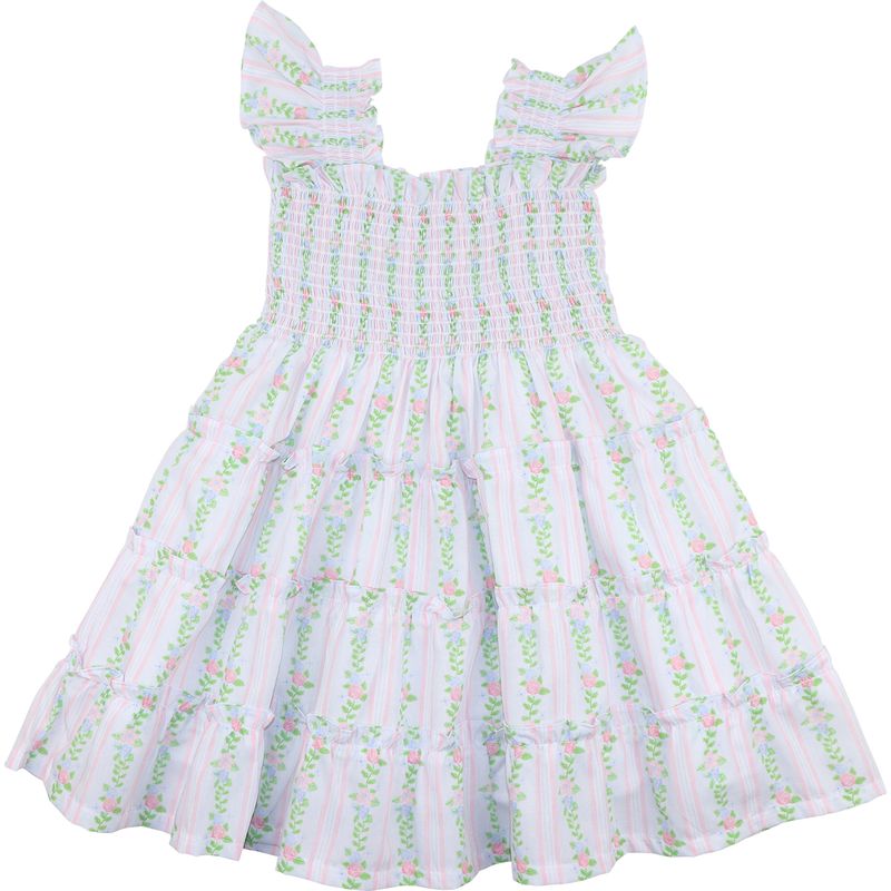 Smocked Roses Dress