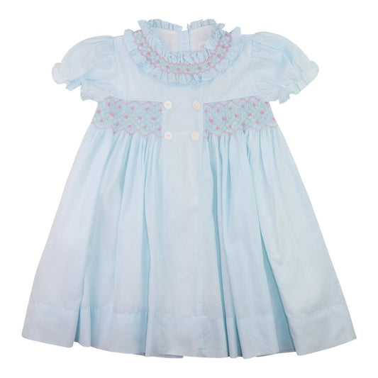 Smocked Rosette Dress