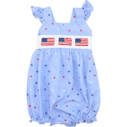 Smocked Stars And Flags Bubble