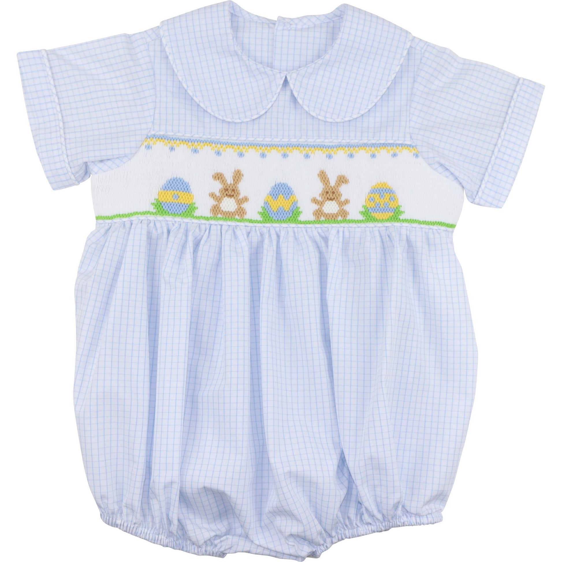 Smocked Windowpane Easter Bubble