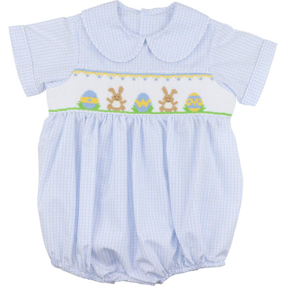 Smocked Windowpane Easter Bubble