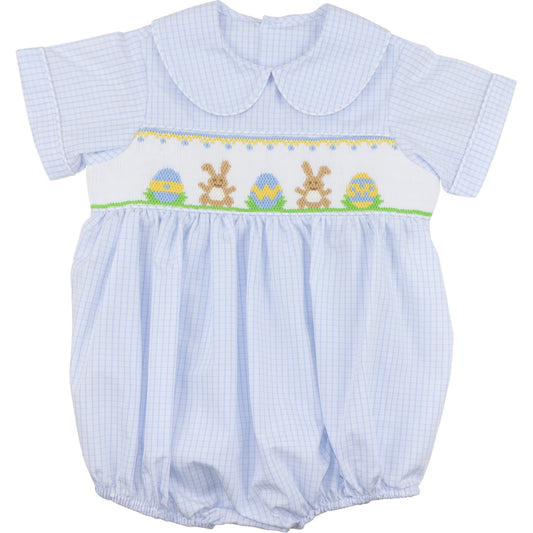 Smocked Windowpane Easter Bubble