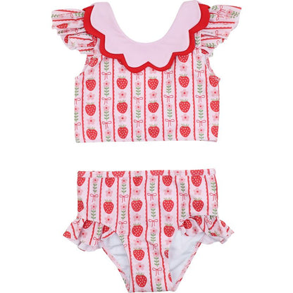 Strawberry Print Bikini