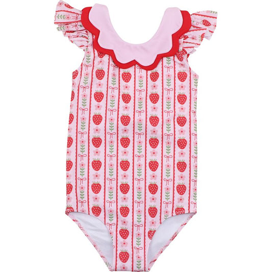 Strawberry Print Swimsuit