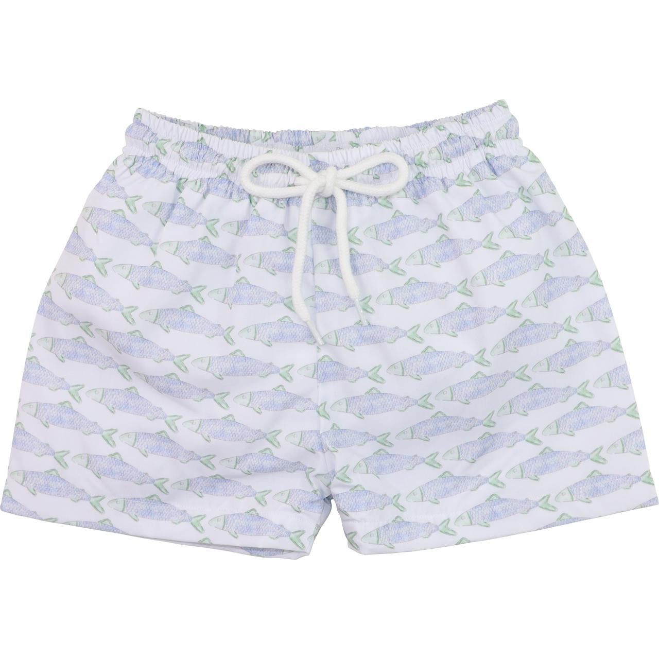 Trout Print Swim Trunks