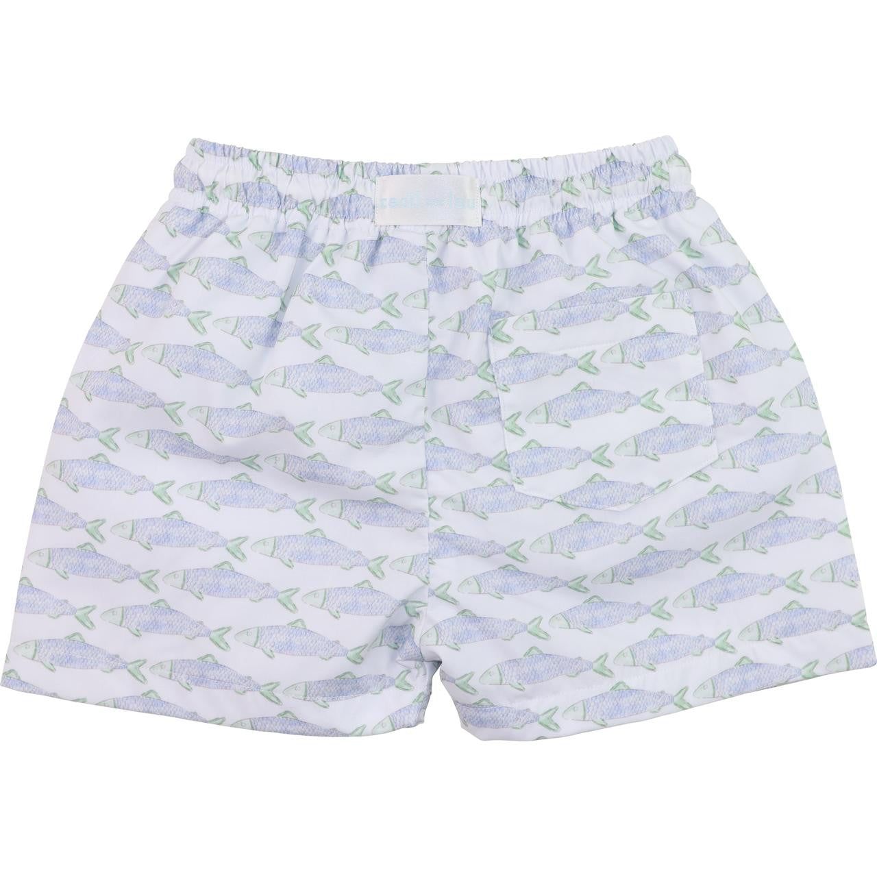 Trout Print Swim Trunks