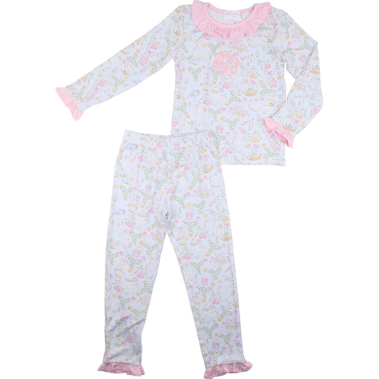 Twelve Days Of Christmas Knit Pajamas
