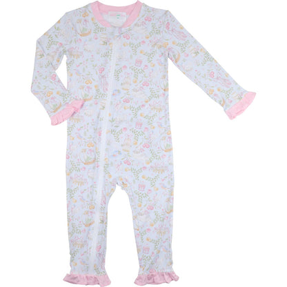 Twelve Days Of Christmas Knit Zipper Pajamas