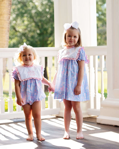 Blue Bunny And Bow Dress