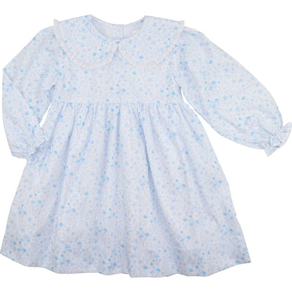 Blue Wildflower Eyelet Dress