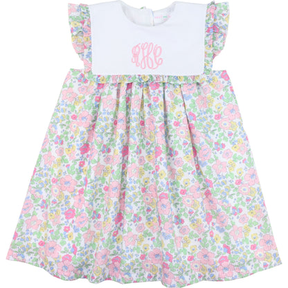 Pink Floral Seersucker Dress