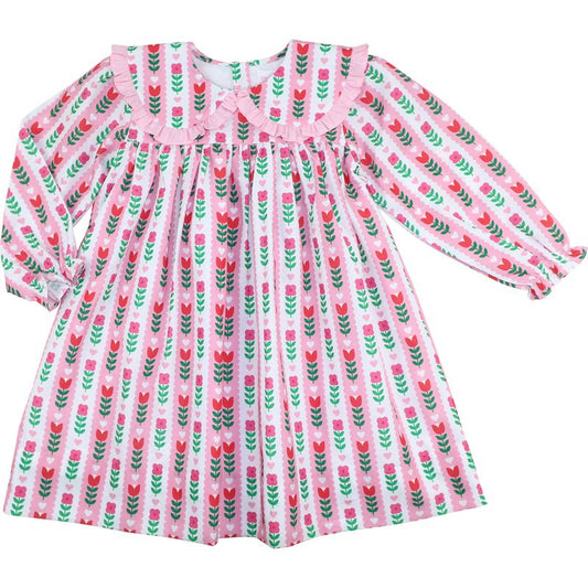 Valentine Block Print Dress