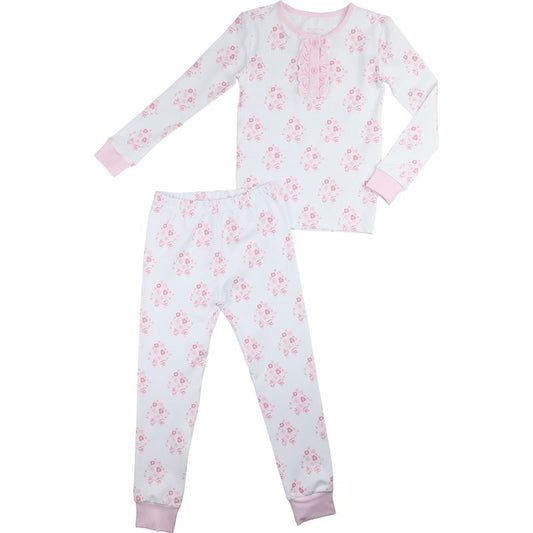 Valentine Bouquet Knit Pajamas