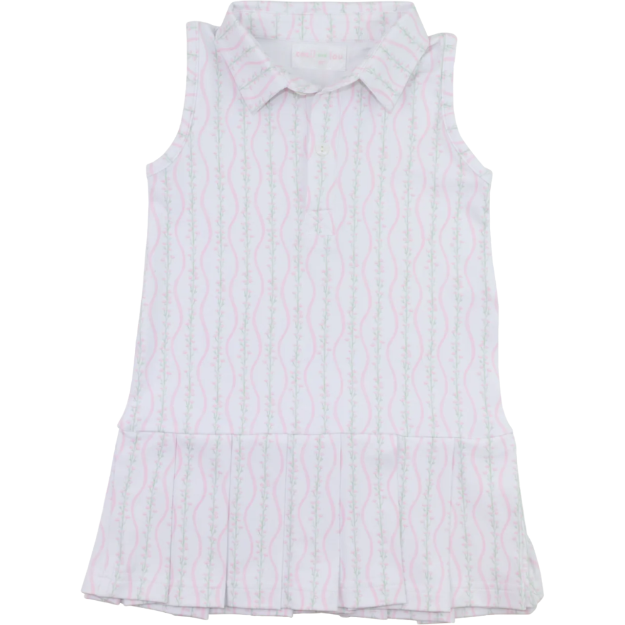 Vintage Floral Tennis Dress