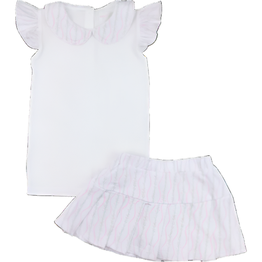 Vintage Floral Tennis Set