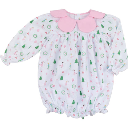 Whimsical Nutcracker Scalloped Collar Bubble