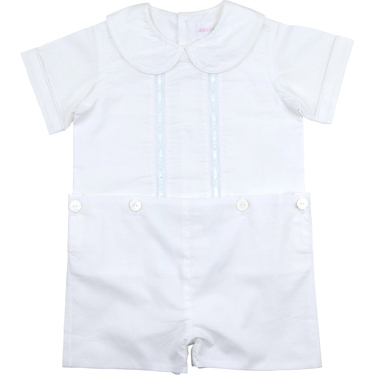 White Heirloom Button On