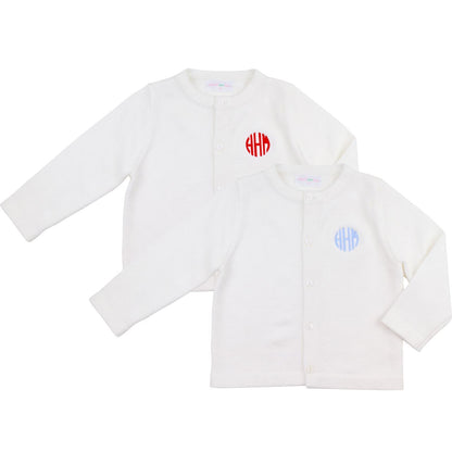 White long-sleeve cardigan 