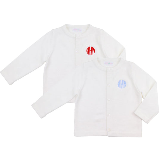 White long-sleeve cardigan 