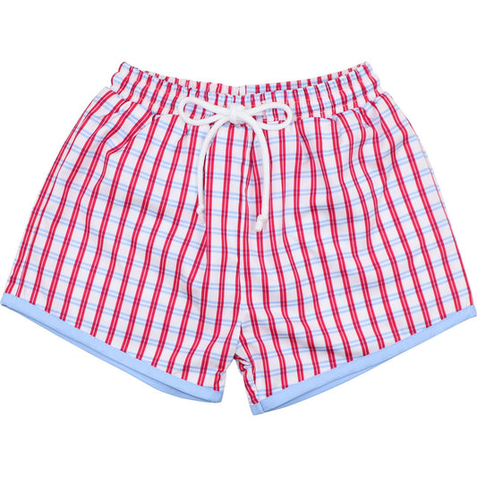 Windowpane Swim Trunks