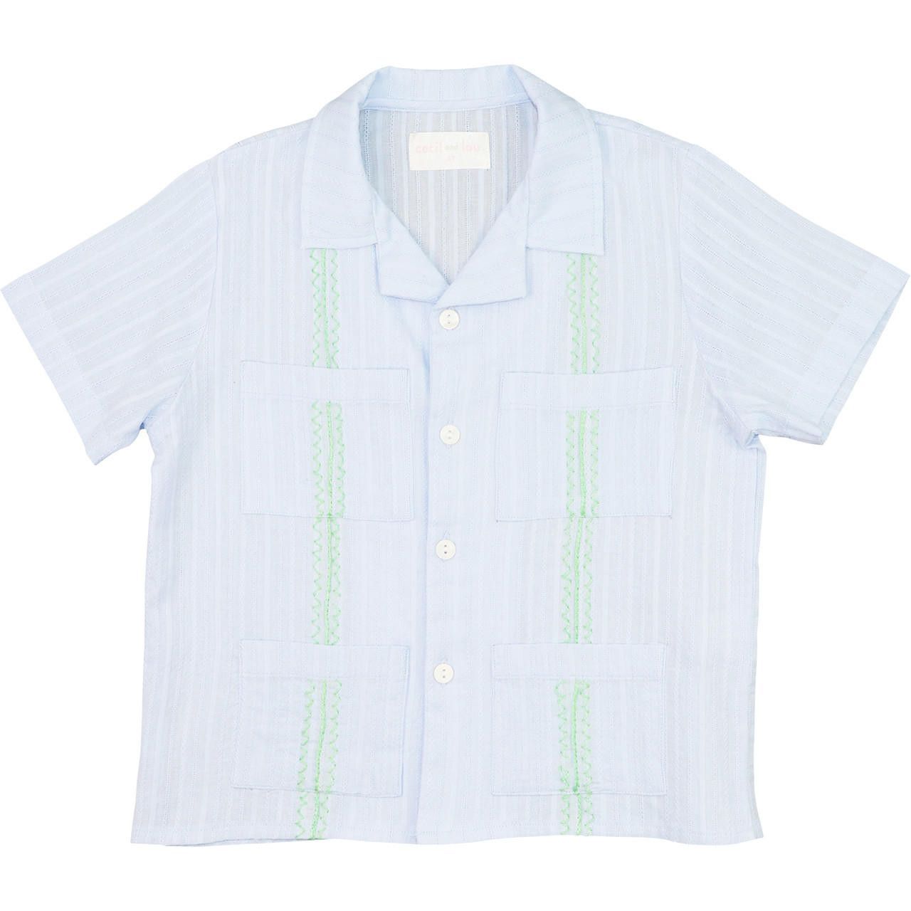 Green Guayabera