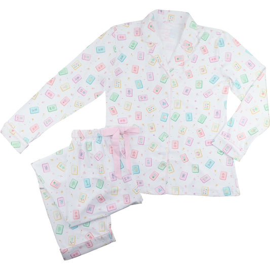 Women's Knit Mahjong Pajamas