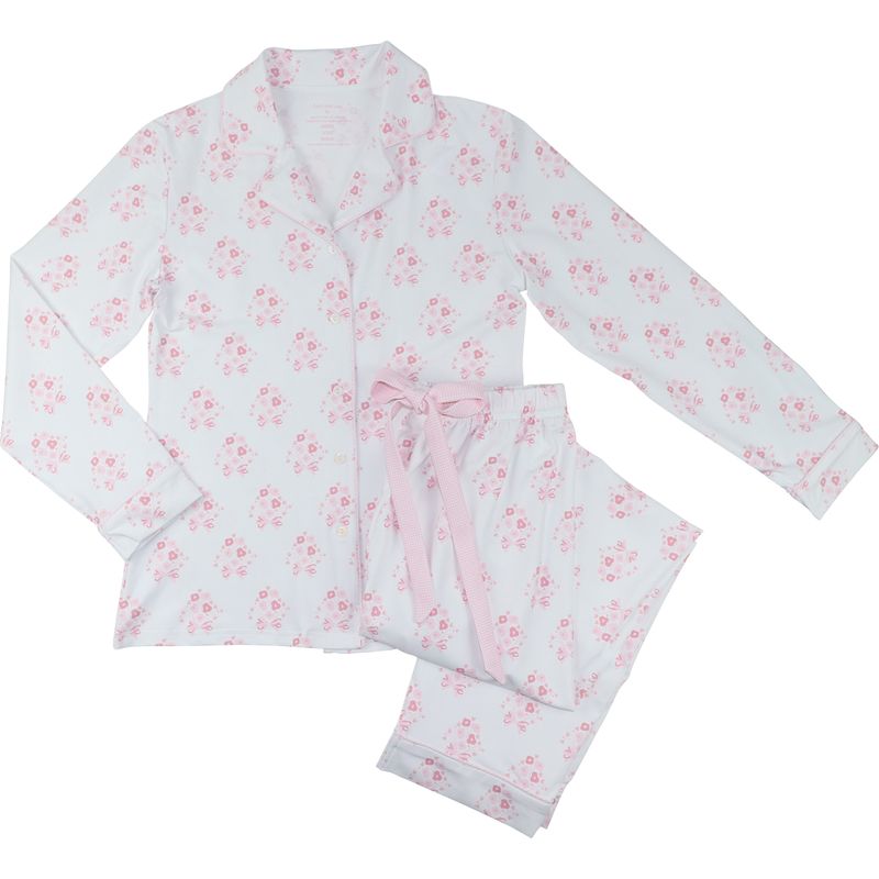 Women's Valentine Bouquet Knit Pajama Set