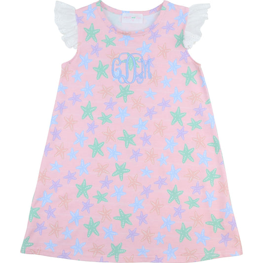 Pink Starfish Knit Dress