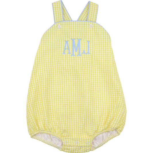 Yellow Seersucker Sun Bubble