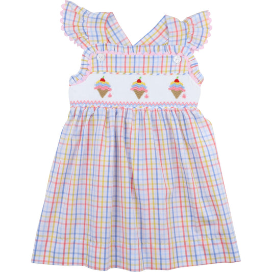 Smocked Ice Cream Dress