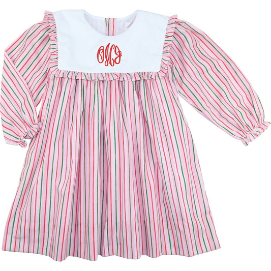 Holiday Striped Dress