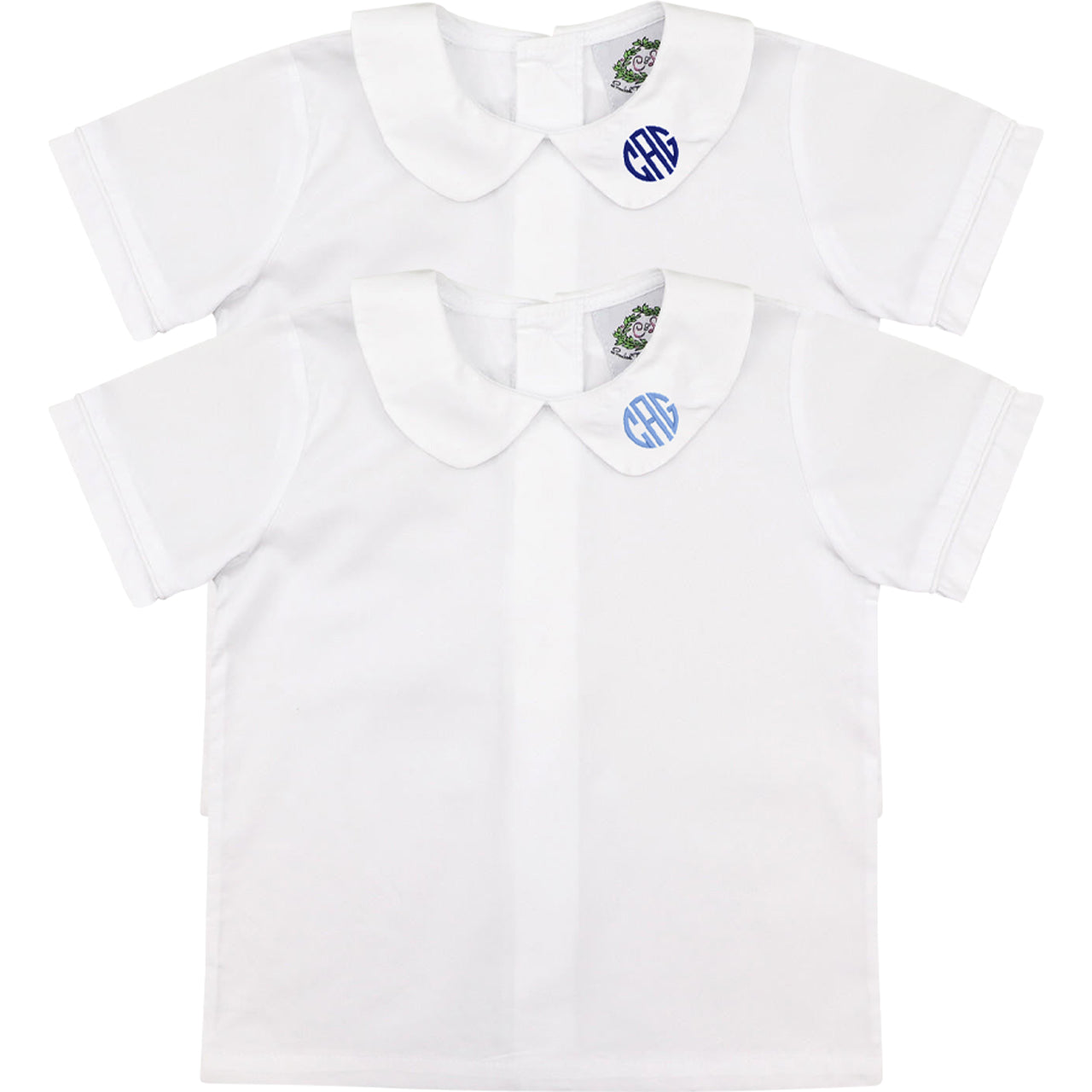 Boys White Peter Pan Shirt