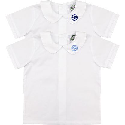 Boys White Peter Pan Shirt