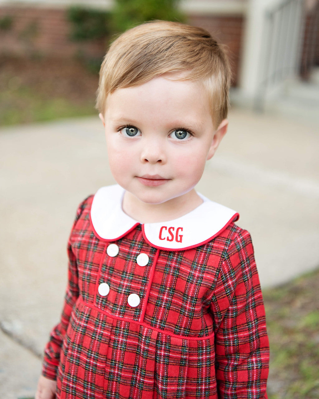 Red plaid romper new arrivals