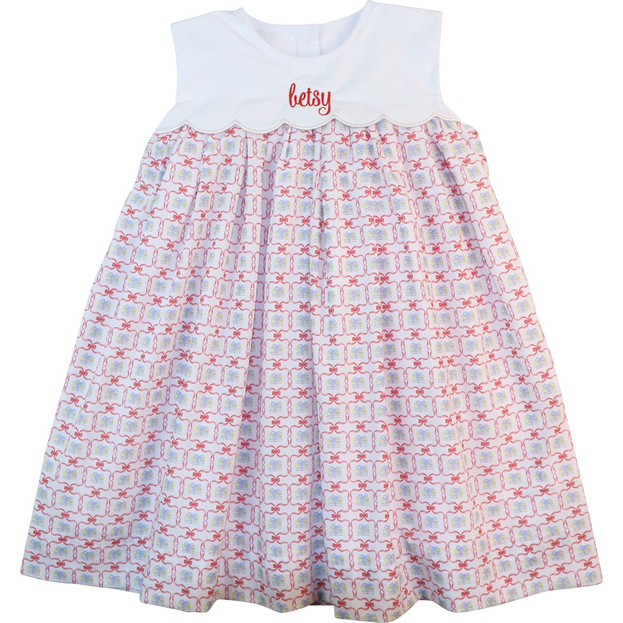 Red Back To School Books Dress