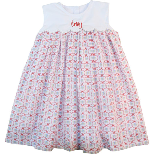 Red Back To School Books Dress