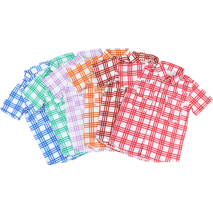 Red Plaid Pearl Snap Shirt