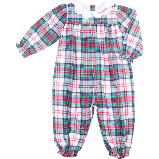 Holiday Tartan Plaid Long Bubble